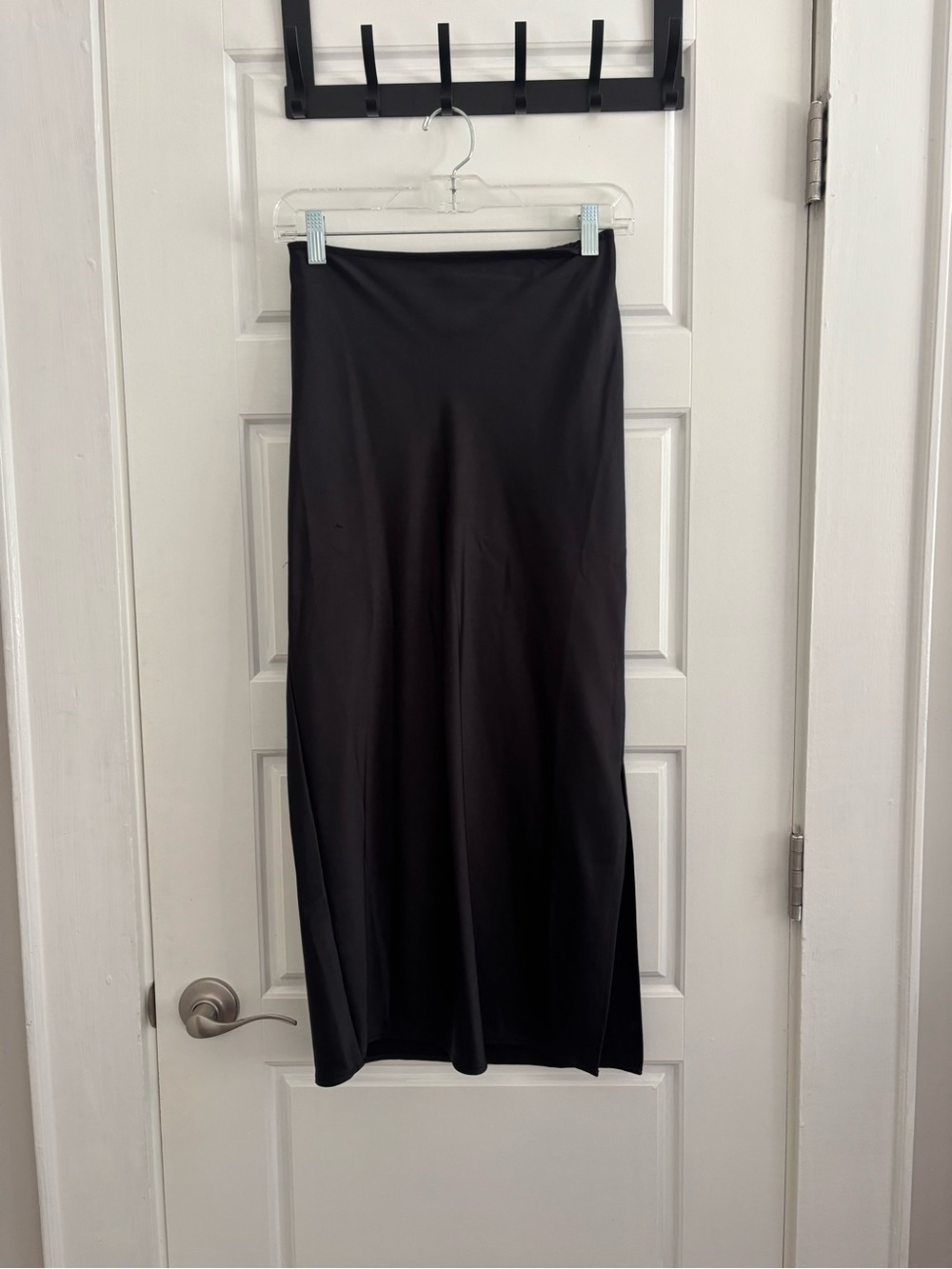 Old Navy Black Maxi Slip Skirt